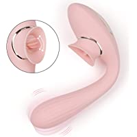 Succiónador de Clítóris- Clítoris Vibradórés Juguetes Eróticos para Mujer Estimulación del Punto-G Consolador Silicona…